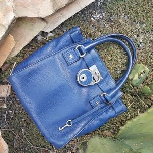 Gloria Ortiz leather bag blue